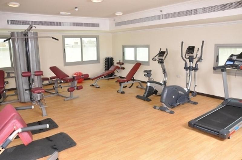 Fitness centrum a/nebo fitness zařízení v ubytování Akas-Inn Hotel Apartment