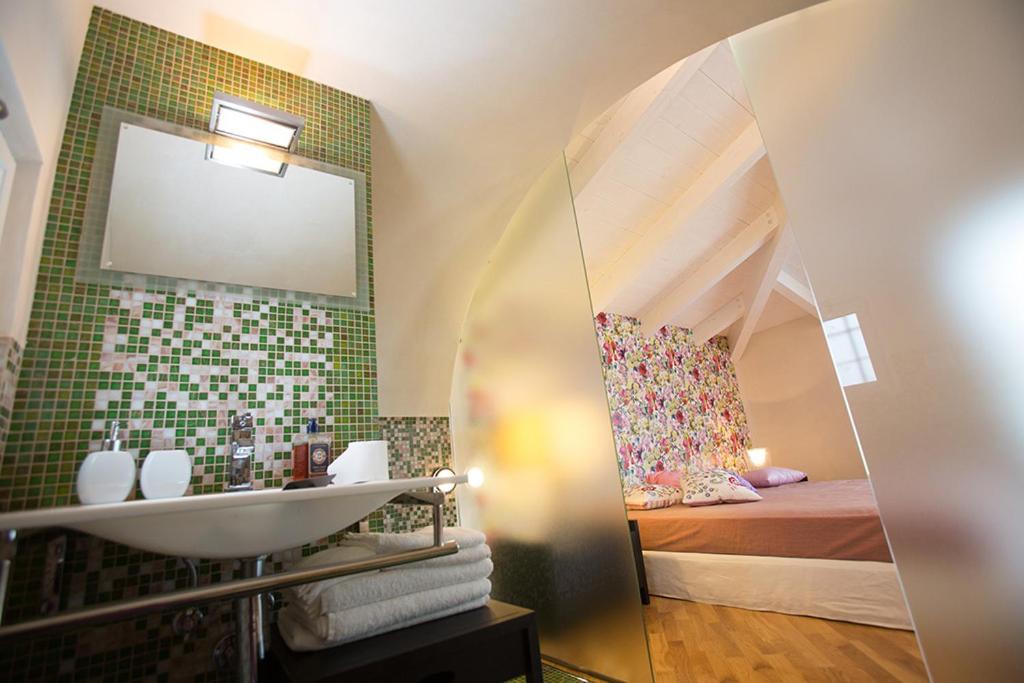 Postel nebo postele na pokoji v ubytování Bed&Breakfast JSuite