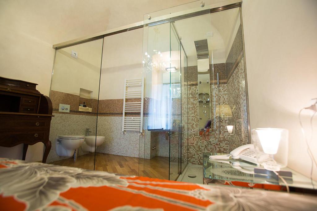 Koupelna v ubytování Bed&Breakfast JSuite