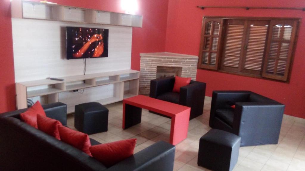 Khu vực lounge/bar tại Casa de las NONAS