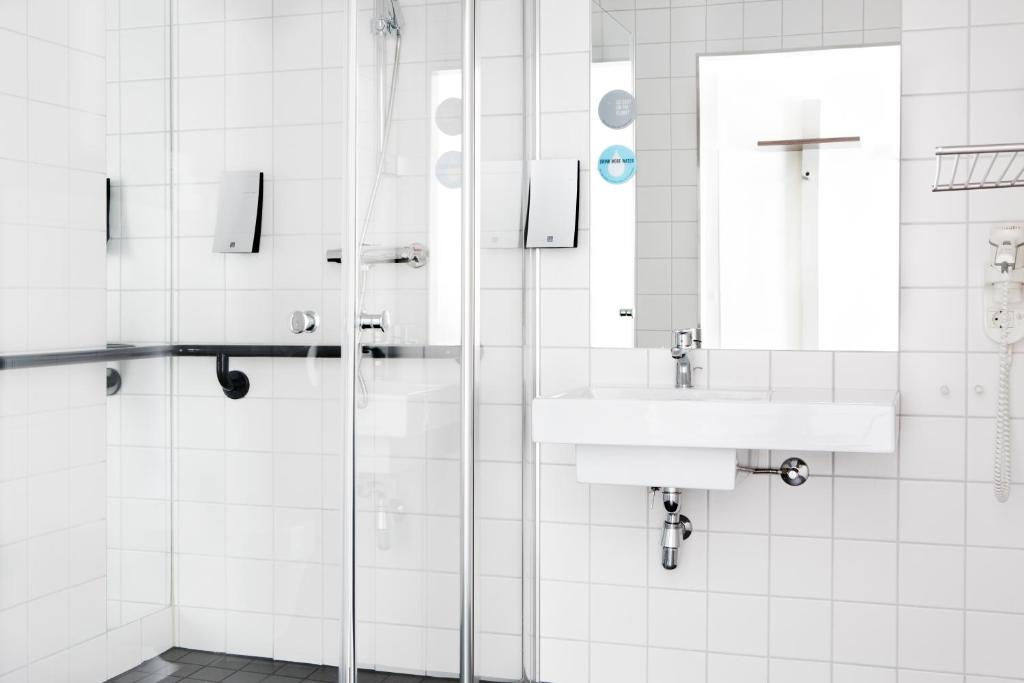 Koupelna v ubytování Comfort Hotel Trondheim