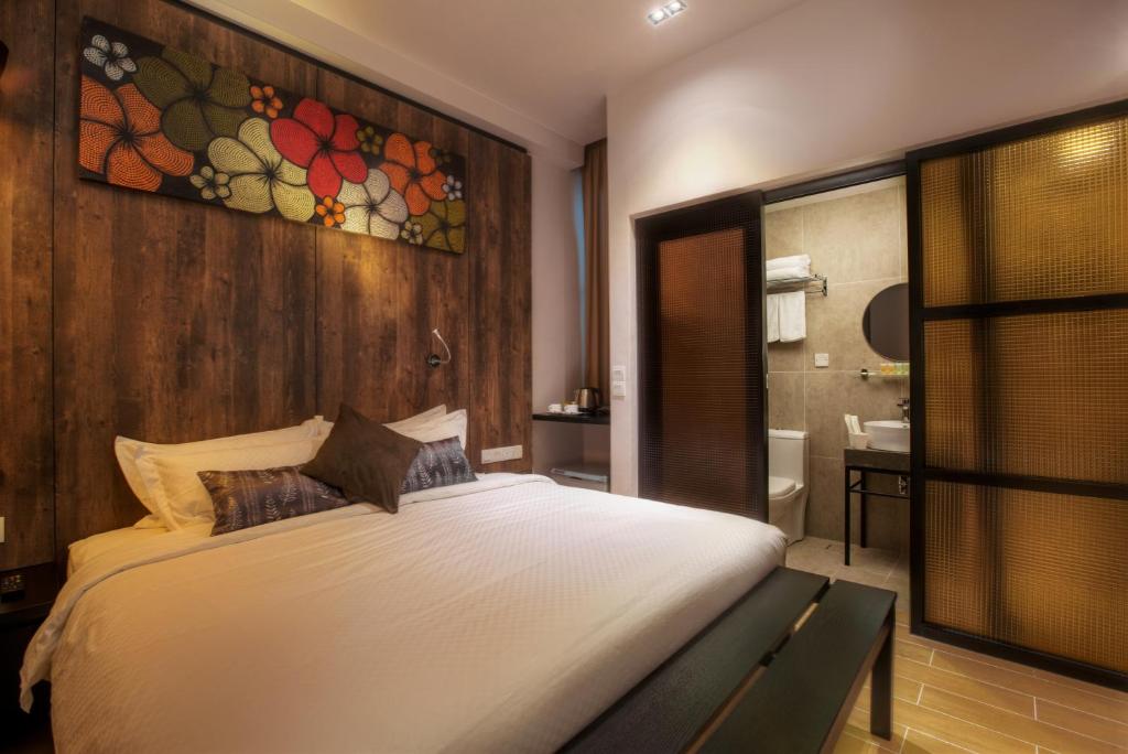Postel nebo postele na pokoji v ubytování Hotel Twenty 8B
