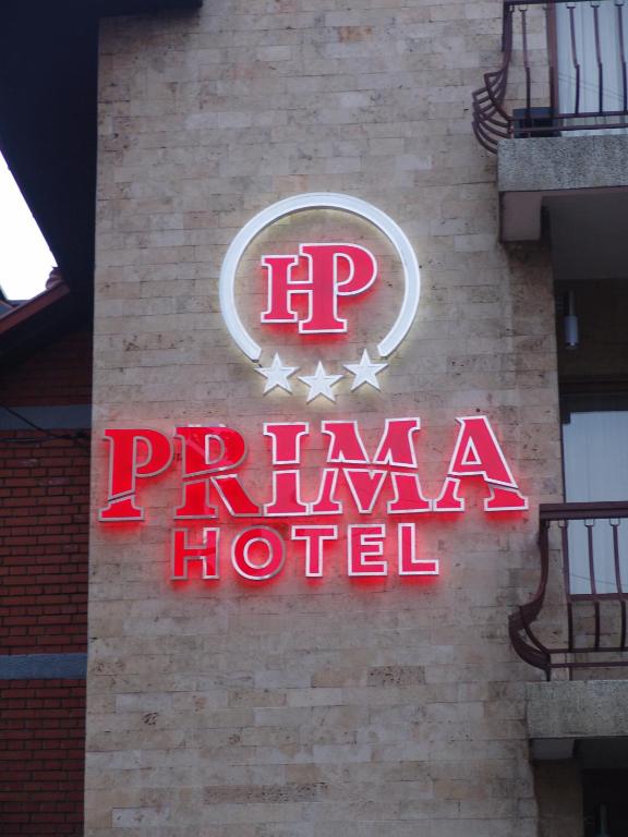 Certifikát, hodnocení, plakát nebo jiný dokument vystavený v ubytování Hotel Prima