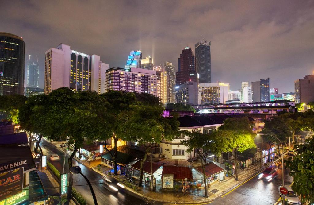 Nespecifikovaný výhled na destinaci Kuala Lumpur nebo výhled na město při pohledu z hotelu