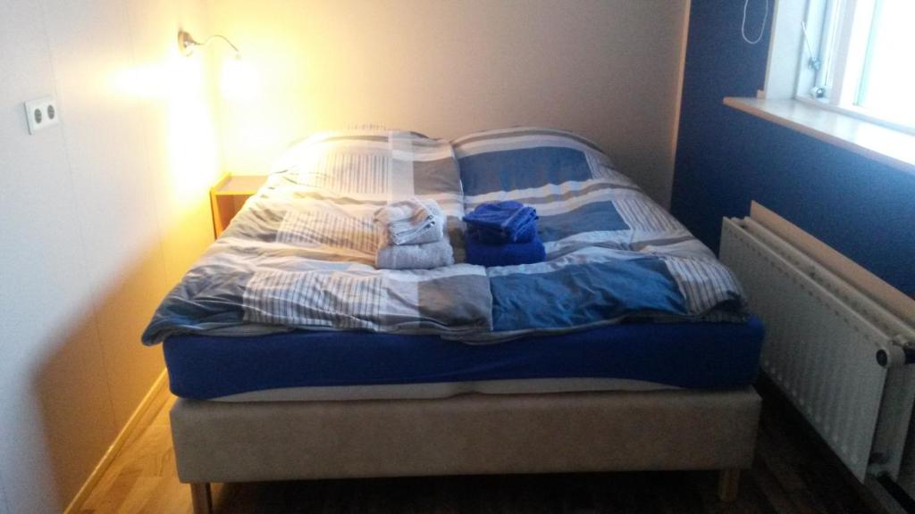 Letto o letti in una camera di Skyggnir Bed and Breakfast