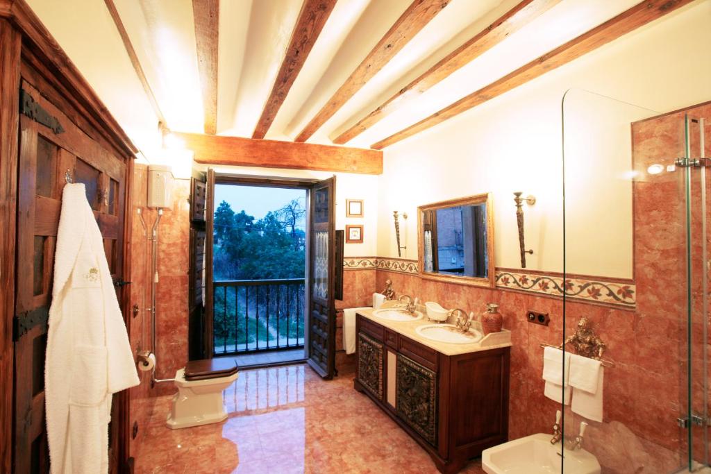 Kúpeľňa v ubytovaní Hotel Boutique Real Casona De Las Amas