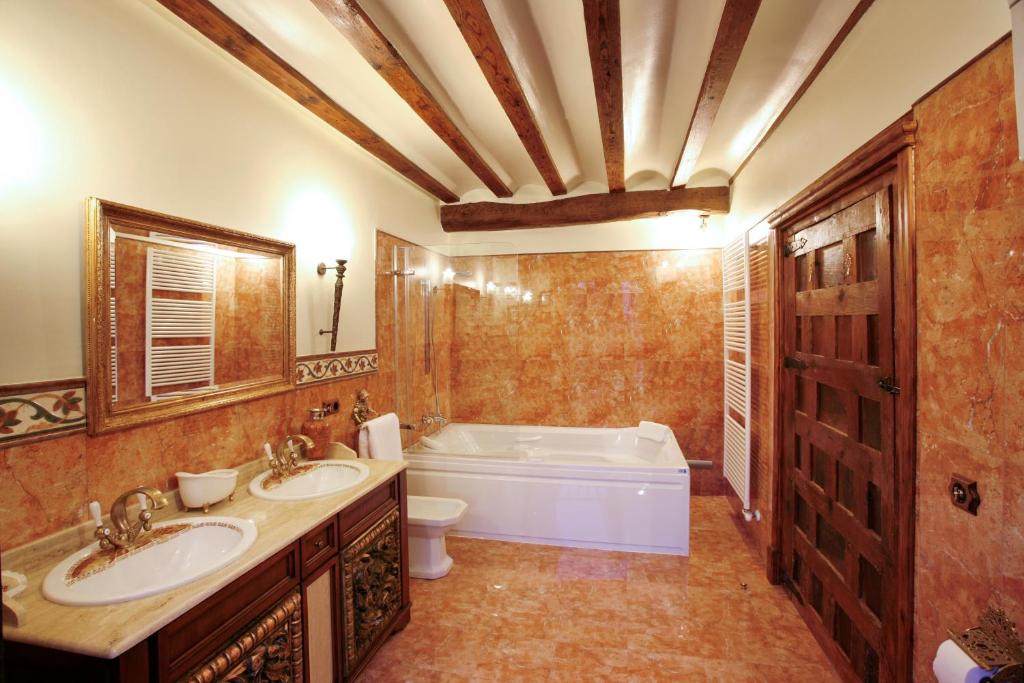 Kúpeľňa v ubytovaní Hotel Boutique Real Casona De Las Amas