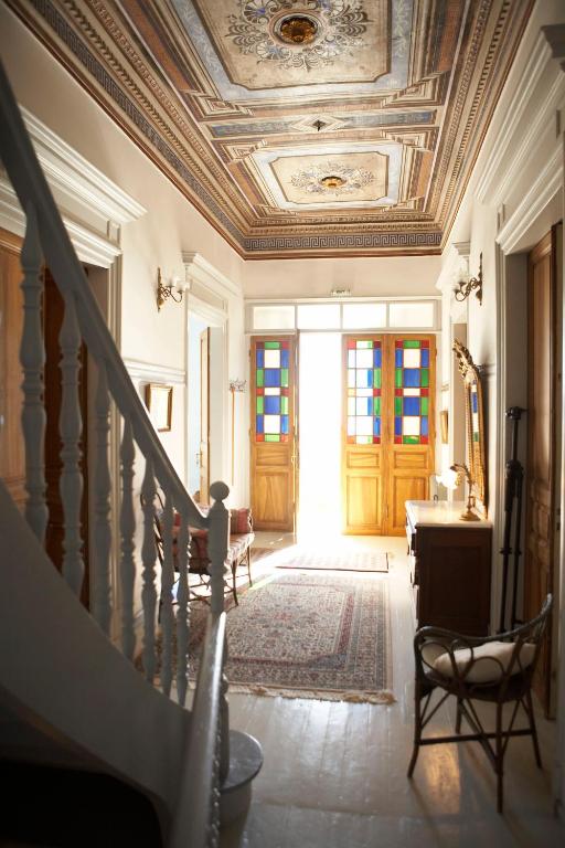 Posezení v ubytování Archontiko Stathopoulou