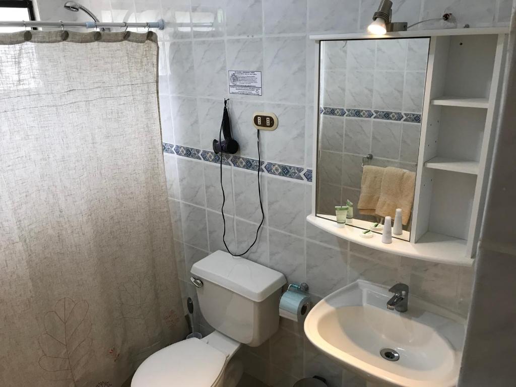 Koupelna v ubytování Condominio Bahia Inglesa
