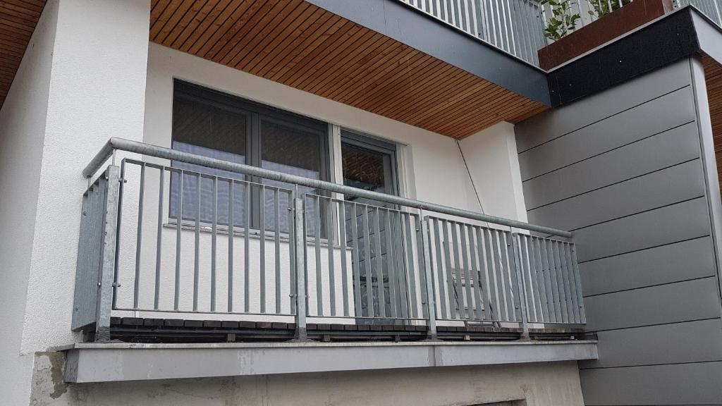 Balkón nebo terasa v ubytování Ferienwohnung