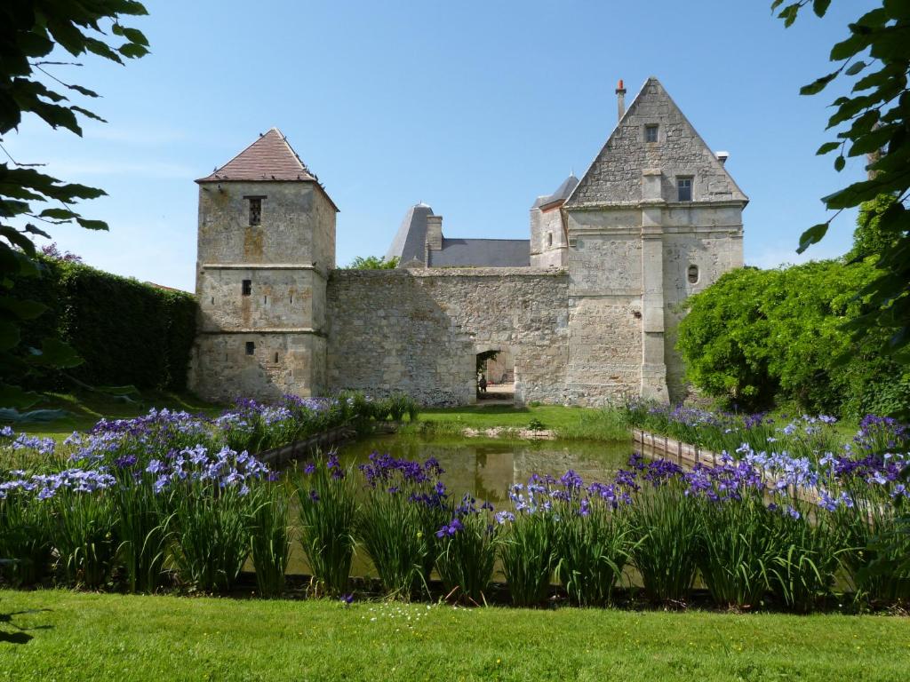 Zahrada ubytování Manoir du Plessis au Bois