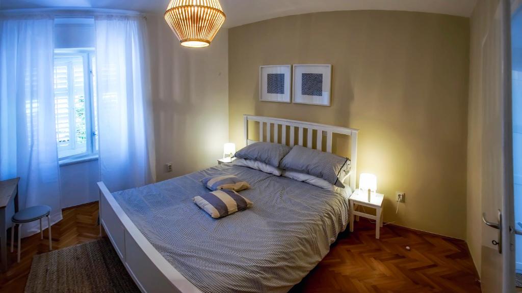 Postel nebo postele na pokoji v ubytování Braut
