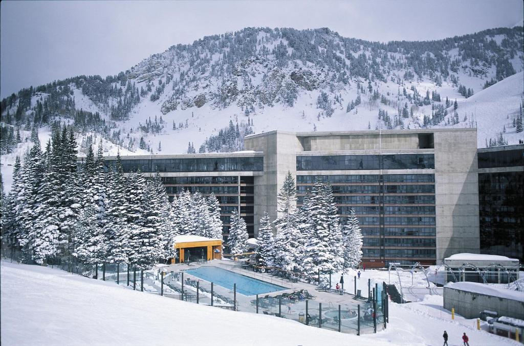 Cliff Lodge and Spa v zimě