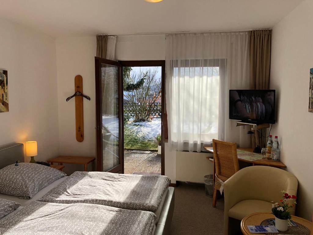 Postel nebo postele na pokoji v ubytování Hotel Del Sol