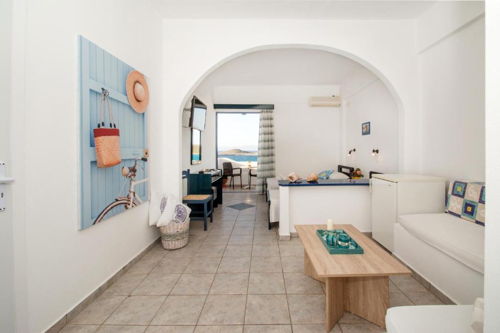 Kuchyň nebo kuchyňský kout v ubytování Maistrali Apartments