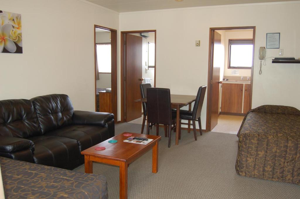 Posezení v ubytování Carisbrook Motel