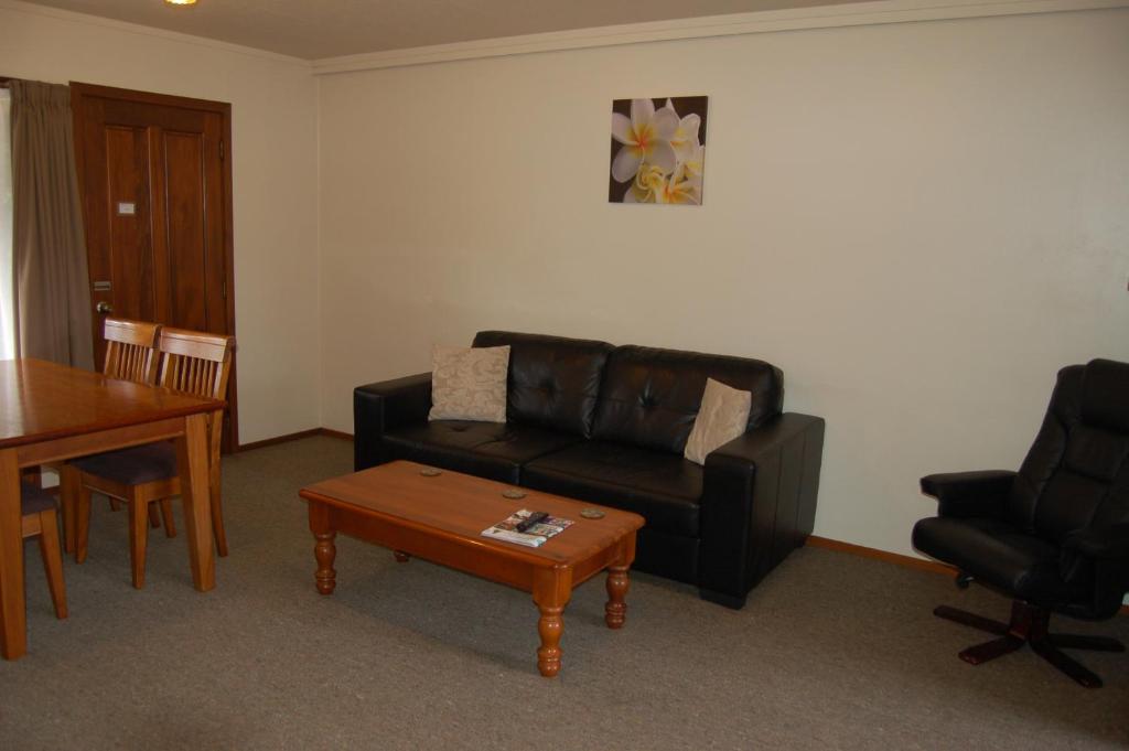 Posezení v ubytování Carisbrook Motel