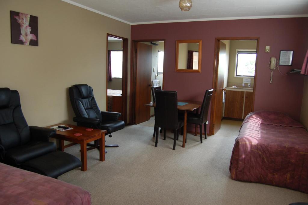 Posezení v ubytování Carisbrook Motel