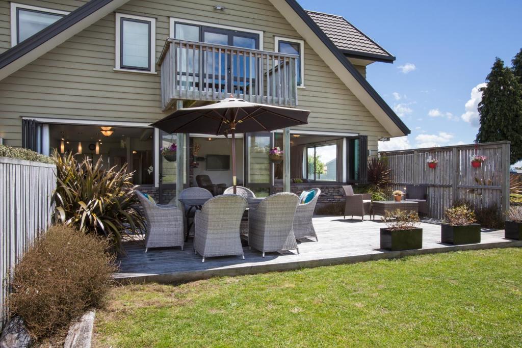 Zahrada ubytování Manuka Lodge B&B