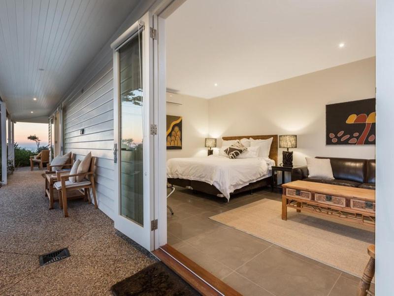 Ένα ή περισσότερα κρεβάτια σε δωμάτιο στο Mt Martha Villas