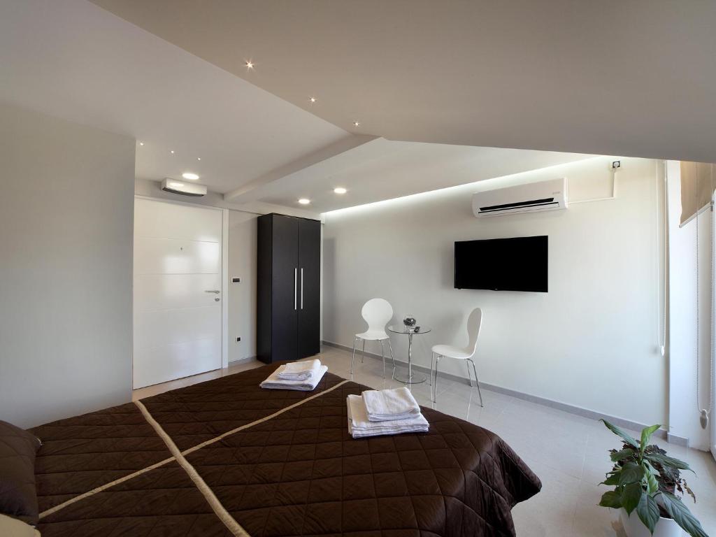 TV a/nebo společenská místnost v ubytování Agent Lux Apartments