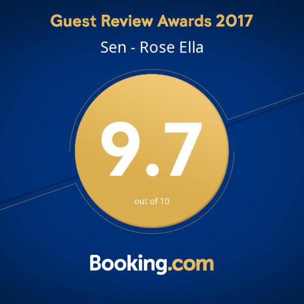 Certifikát, hodnocení, plakát nebo jiný dokument vystavený v ubytování Sen - Rose Ella