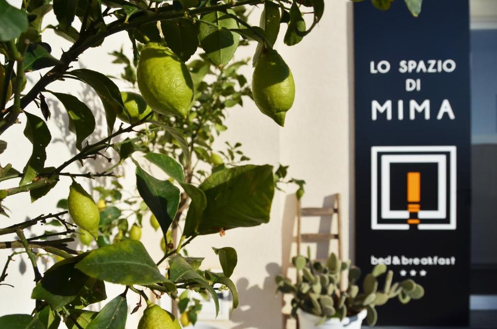 Certifikát, hodnocení, plakát nebo jiný dokument vystavený v ubytování Lo spazio di Mima