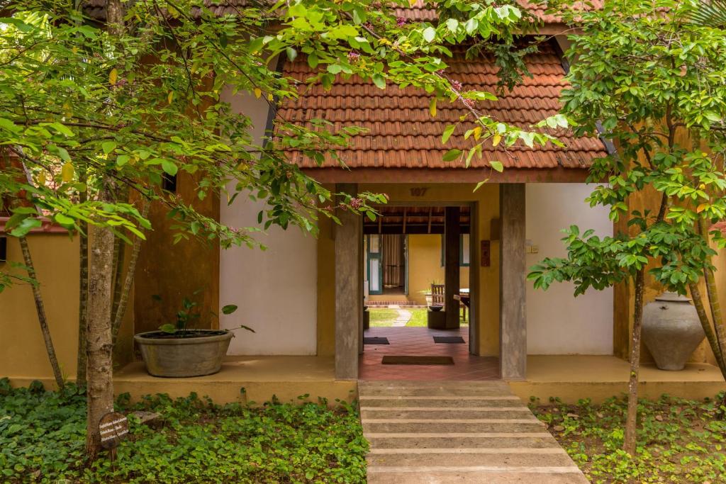 Zahrada ubytování Jetwing Ayurveda Pavilions