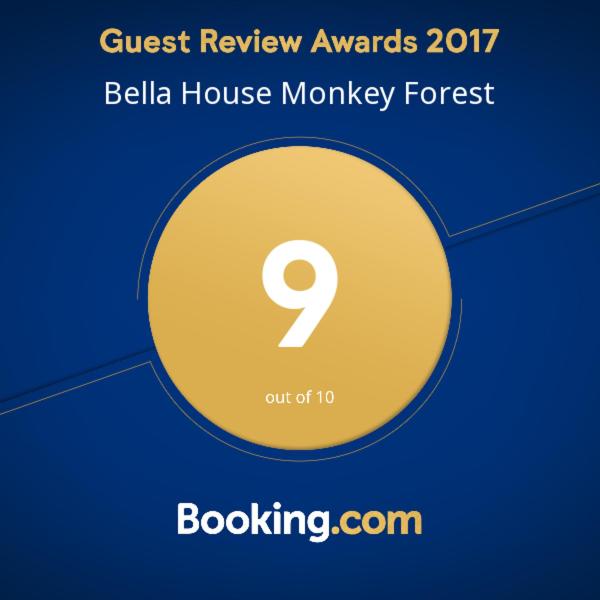 Certifikát, hodnocení, plakát nebo jiný dokument vystavený v ubytování Bella House Monkey Forest