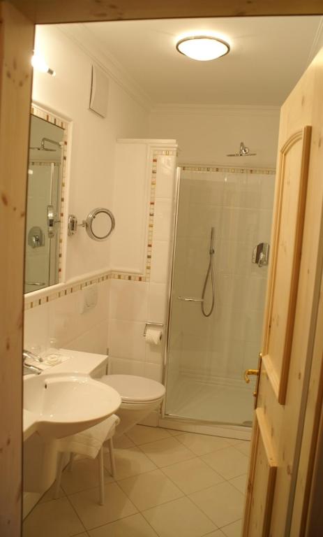 Koupelna v ubytování Hotel Sittnerhof
