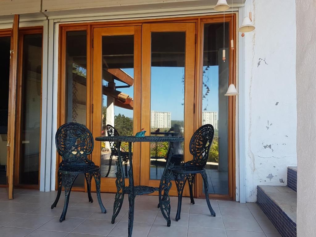 Balkón nebo terasa v ubytování Casa Algarrobo Chile