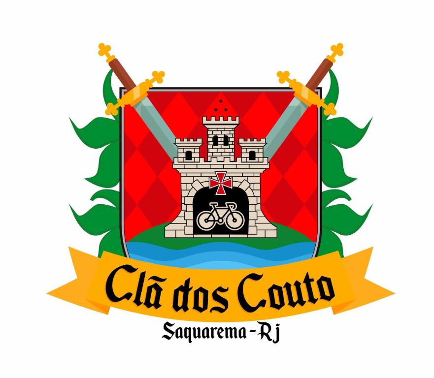ein Bild einer Flagge von Clicanos Quinion in der Unterkunft Hospedagem Clã dos Couto - Pousada in Saquarema