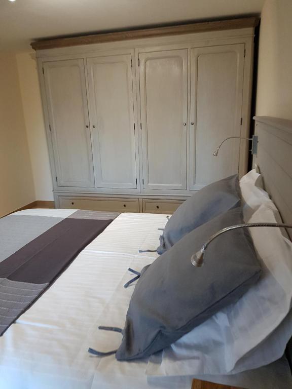 Postel nebo postele na pokoji v ubytování Villa Thebaïde Chambres d'hôtes