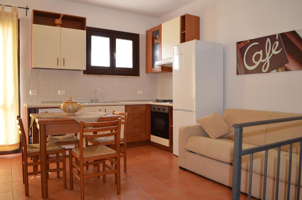 Kuchyň nebo kuchyňský kout v ubytování Casa Mare San Vito Lo Capo