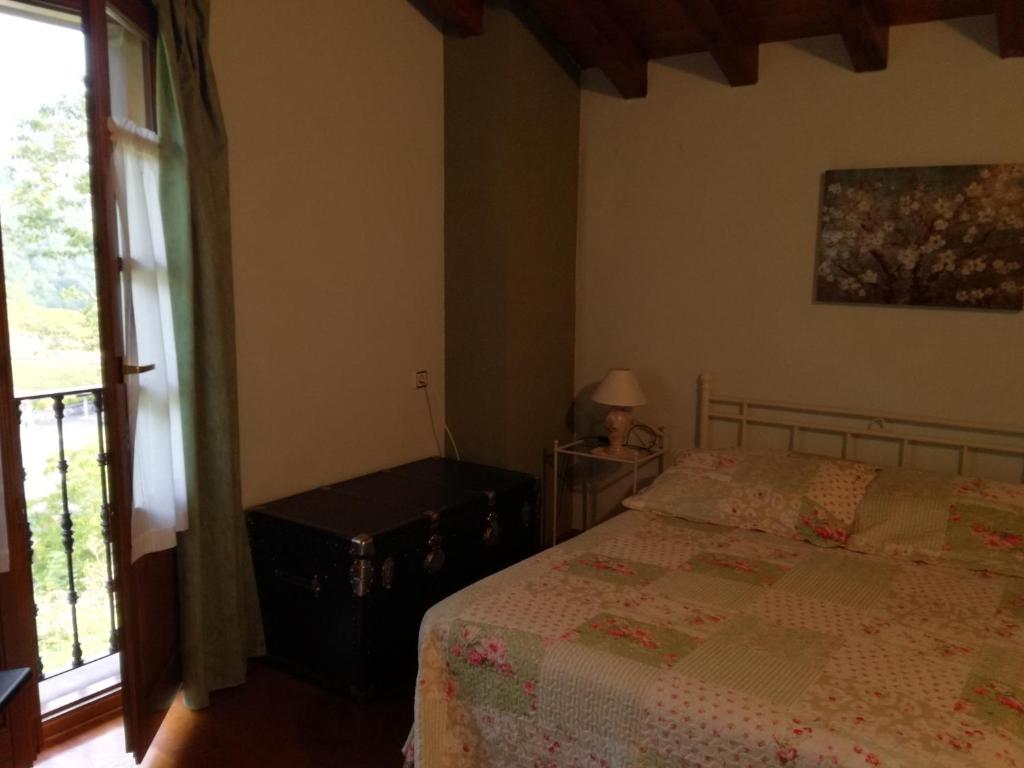 Postel nebo postele na pokoji v ubytování Casa Exkanda Etxea
