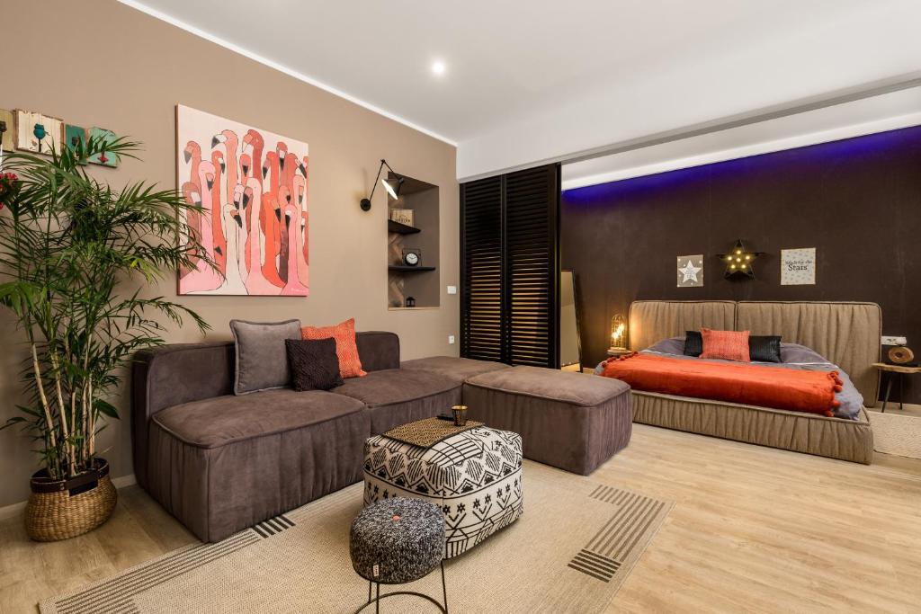 Posedenie v ubytovaní Kappa apartments