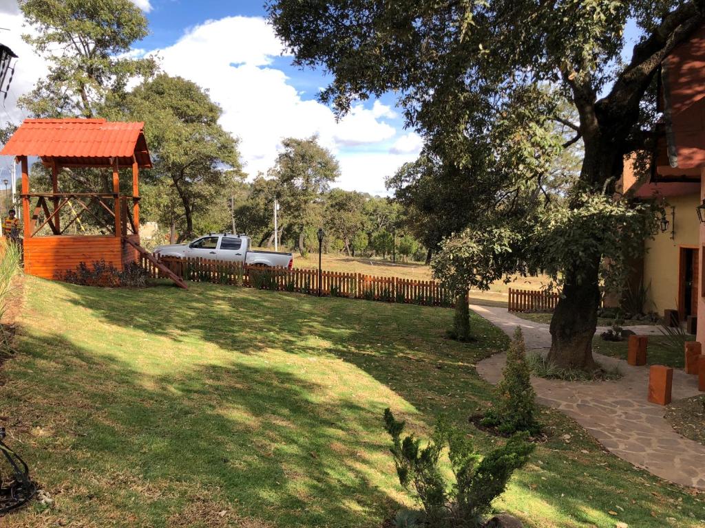 Zahrada ubytování CABAÑAS SAN MATEO en mazamitla