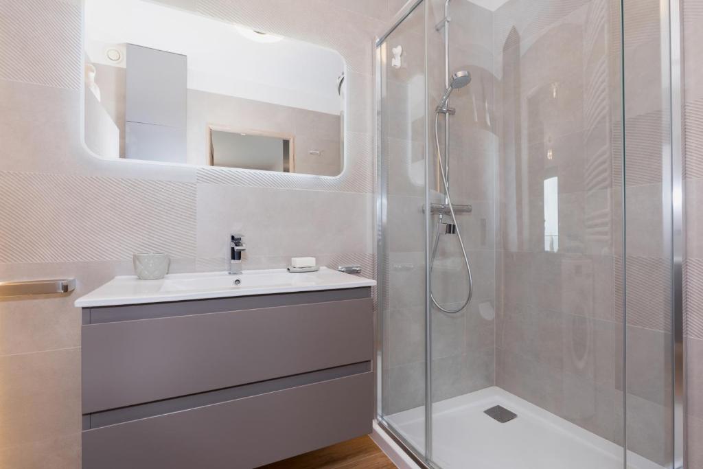 Kúpeľňa v ubytovaní Apartament Iwona Międzyzdroje