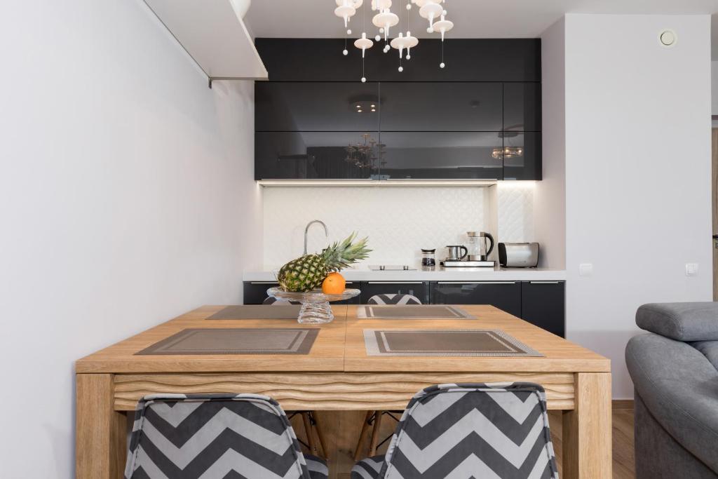 Kuchyňa alebo kuchynka v ubytovaní Apartament Iwona Międzyzdroje