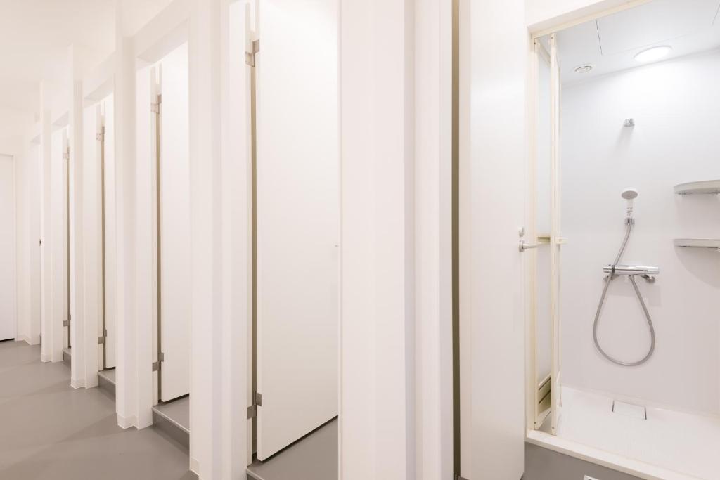 Koupelna v ubytování BON Hostel