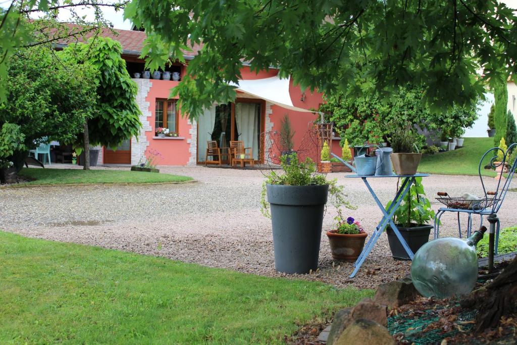 Zahrada ubytování Gîte au centre de l'alsace