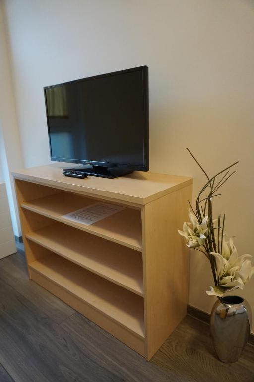 TV a/nebo společenská místnost v ubytování Schlafplatzl