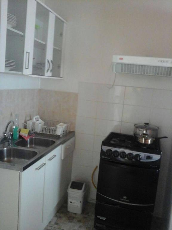 Kuchyň nebo kuchyňský kout v ubytování Cabanas bahia inglesa