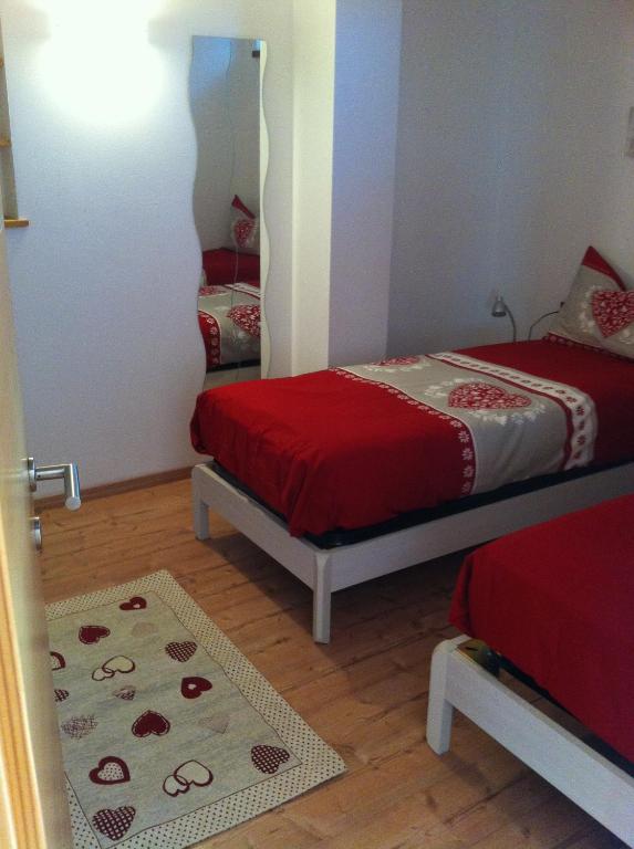 Postel nebo postele na pokoji v ubytování casa Lory