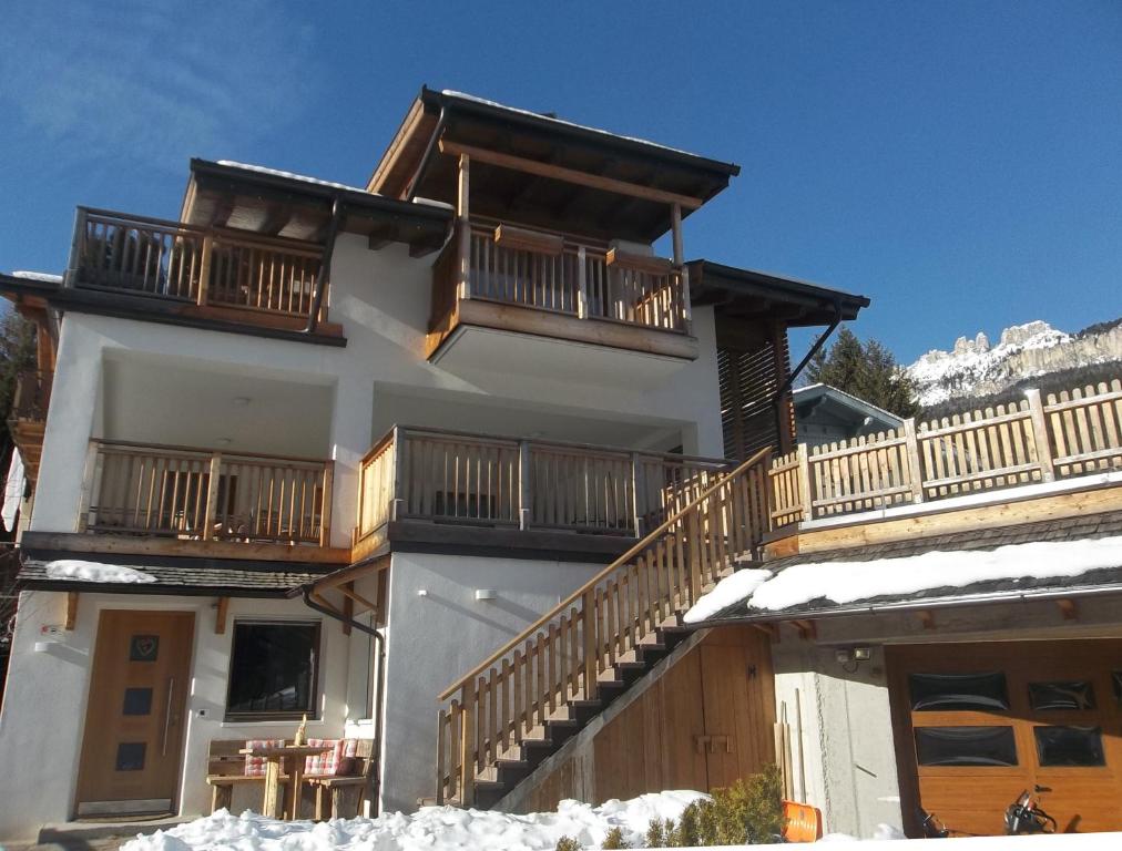 Balkón nebo terasa v ubytování casa Lory