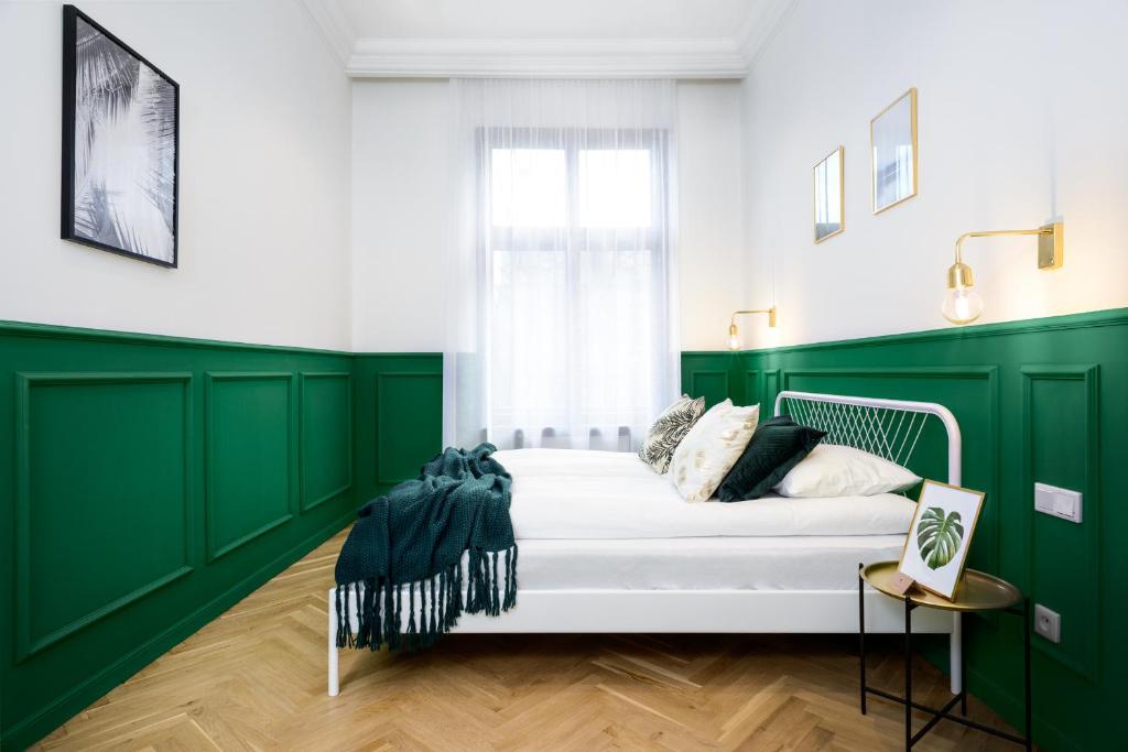 Posteľ alebo postele v izbe v ubytovaní P&J Luxury Apartments