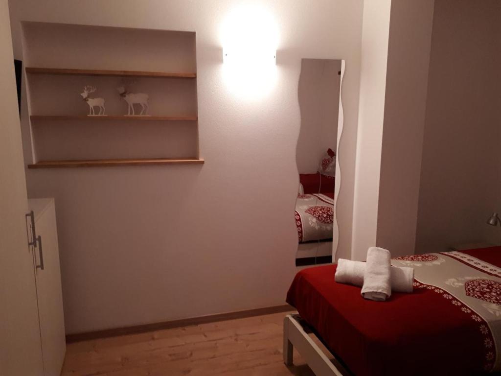Postel nebo postele na pokoji v ubytování casa Lory