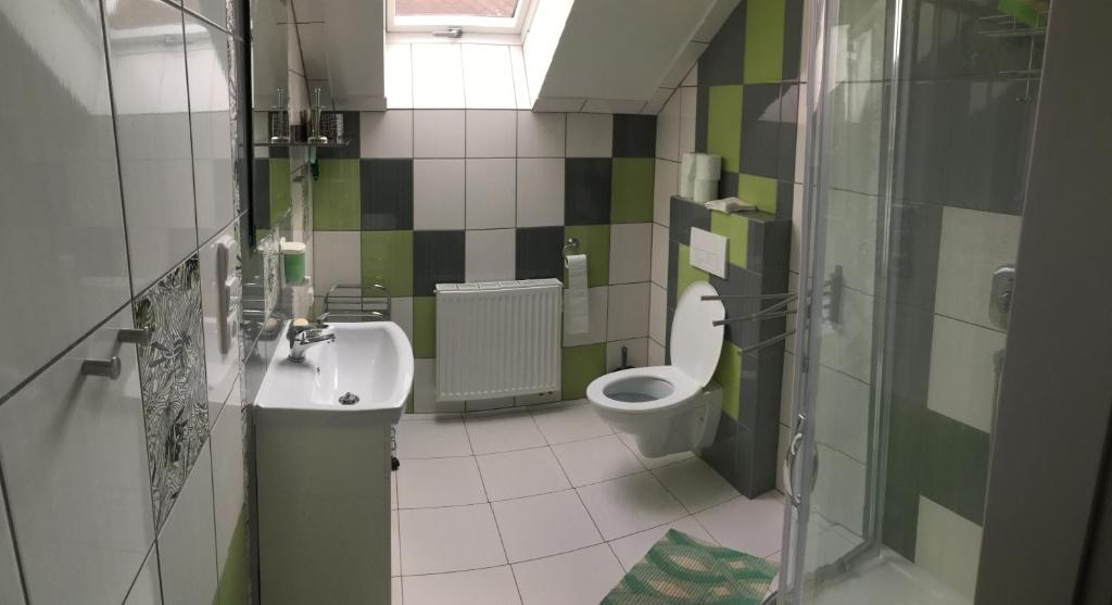Koupelna v ubytování Ubytování ALJA