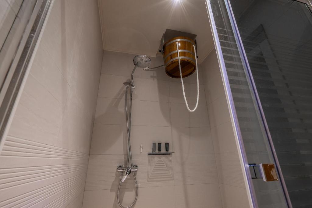Koupelna v ubytování Hotel GoodAura