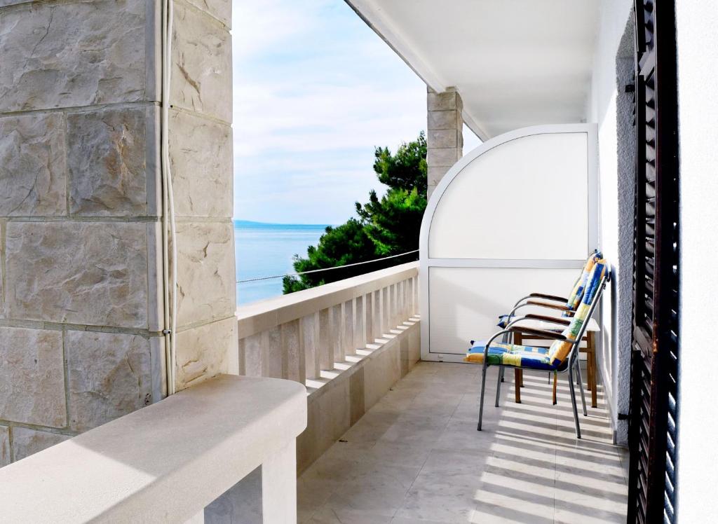 Balkón alebo terasa v ubytovaní Punta Rata apartment